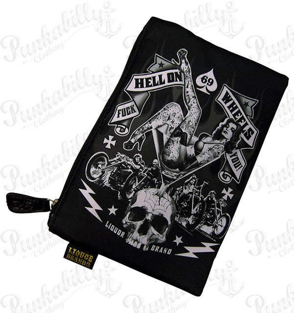 "Hell On Wheels" Cosmetic Bag